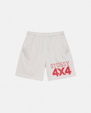 Stussy 4X4 Mesh Kratke Kratasy Panske Béžové Slovensko | ZXR-6921