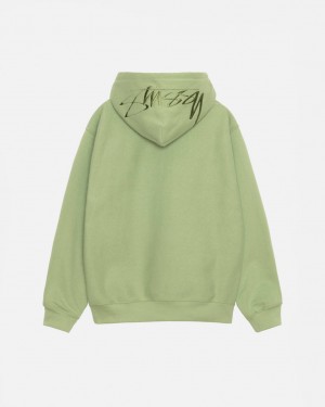 Stussy Back Hood Applique Hood Mikiny Damske Zelene Slovensko | UAX-7604