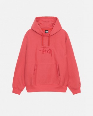 Stussy Basic Applique Hood Mikiny Panske Červené Slovensko | WYN-3639