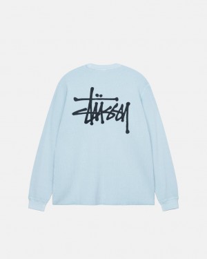 Stussy Basic Stock Ls Thermal Topy Damske Svetlo Modre Slovensko | ITJ-9257