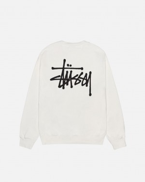 Stussy Basic Stüssy Pigment Dyed Crew Mikiny Damske Béžové Slovensko | NDV-3157