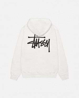 Stussy Basic Stussy Hoodie Pigment Dyed Mikina s Kapucnou Damske Béžové Slovensko | QJU-7953