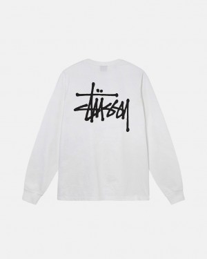 Stussy Basic Stussy Ls Tee Tričko Damske Biele Slovensko | SBU-1889