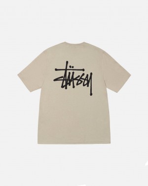 Stussy Basic Stussy Tee Tričko Panske Hnedožltý Slovensko | PCW-4357
