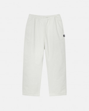 Stussy Beach Pant Brushed Bavlnene Nohavice Damske Béžové Slovensko | FZD-7539