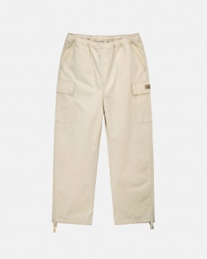 Stussy Beach Pant Ripstop Cargo Nohavice Damske Krém Slovensko | GTT-8374