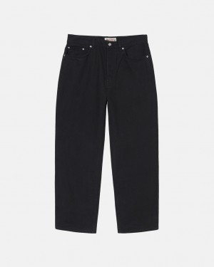 Stussy Big Ol' Jean Overdyed Denim Panske Čierne Slovensko | WGV-0244