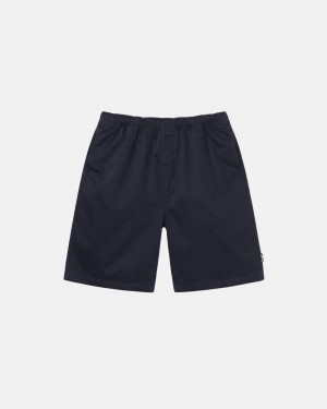 Stussy Brushed Beach Kratke Kratasy Damske Námornícka Modrá Slovensko | PCP-6106