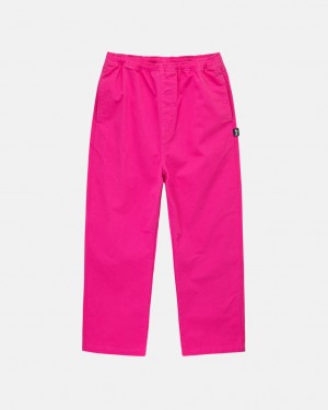 Stussy Brushed Beach Pant Nohavice Damske Ruzove Slovensko | NST-1214