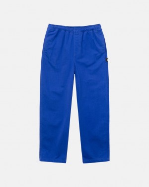 Stussy Brushed Beach Pant Plavky Panske Modre Slovensko | FNB-5852