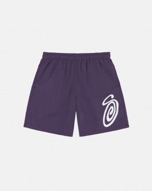 Stussy Curly S Vody Kratke Plavky Panske Nachový Slovensko | QDY-7996