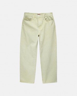 Stussy Double Dye Big 'Ol Jeans Nohavice Panske Krém Slovensko | CFJ-9387