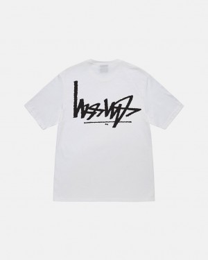 Stussy Flipped Tee Tričko Damske Biele Slovensko | MKO-2650