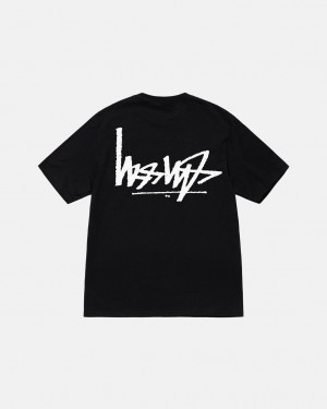 Stussy Flipped Tee Tričko Damske Čierne Slovensko | ONN-4044