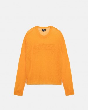 Stussy Loose Knit Svetrove Saty Svetre Damske Oranžové Slovensko | XJN-5371