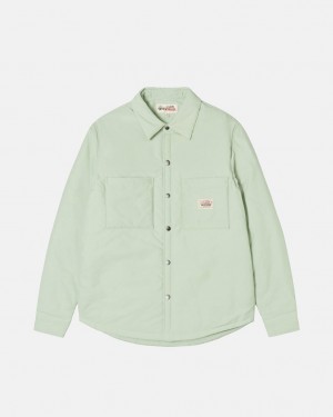 Stussy Polstrované Tech Over Shirt Košeľové Bundy Panske Zelene Slovensko | BKX-7773