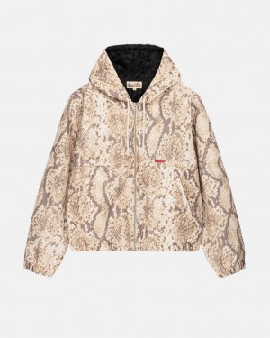 Stussy Pracovná Jacket Insulated Platene Bundy Damske Had Slovensko | RDZ-4522
