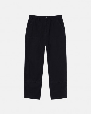 Stussy Pracovná Pant Platene Nohavice Panske Čierne Slovensko | ADK-4716