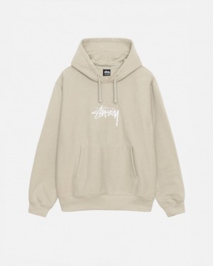 Stussy Stock Logo Applique Hood Mikiny Panske Hnedožltý Slovensko | UQS-5759