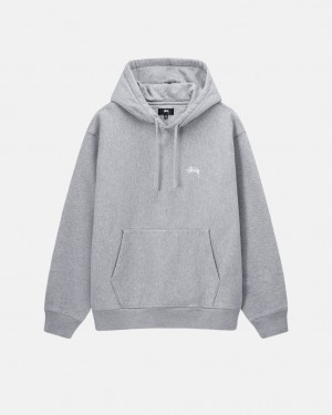 Stussy Stock Logo Hoodie Mikina s Kapucnou Damske Siva Slovensko | XLA-9745