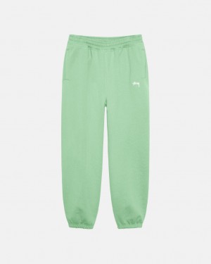 Stussy Stock Logo Sweatpant Tepláky Panske Zelene Slovensko | PQX-4772