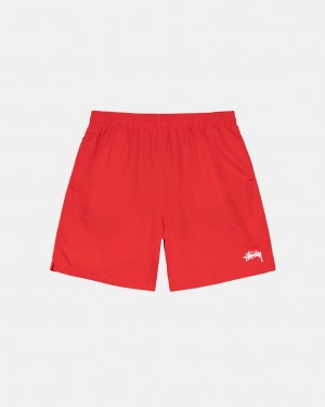 Stussy Stock Vody Kratke Plavky Damske Červené Slovensko | XPC-4162