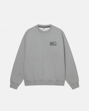 Stussy Fleece Crew Mikiny Damske Tmavo Siva Slovensko | FAI-0995
