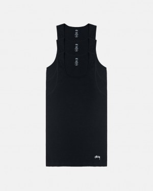 Stussy Stussy Tank Undershirt Kosele Damske Čierne Slovensko | TTC-2261