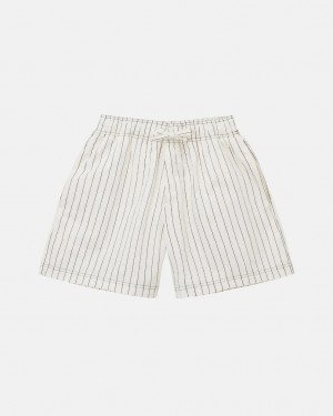 Stussy Tekla Poplin Pyjama Shorts Kratasy Damske Béžové Slovensko | SET-4126