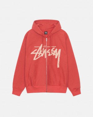 Stussy Venus Zip Hood Mikiny Damske Červené Slovensko | FJC-4194